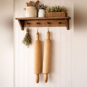 Vintage Wooden Rolling Pin 20 Inches Long